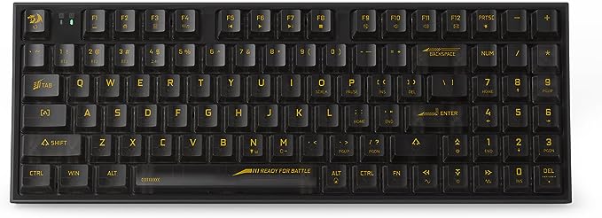 Redragon K658 Irelia Pro 90% 3-Mode Wireless RGB Gaming Keyboard, 94 Keys Full-Transparent Mechanical Keyboard w/Hot-Swap Socket, Sound Absorbing Foams, Full Numpad & Custom Switch Redragon K658 Irelia Pro 90% 3-Mode Wireless RGB Gaming Keyboard, 94 Keys Full-Transparent Mechanical Keyboard w/Hot-Swap Socket, Sound Absorbing Foams, Full Numpad & Custom Switch